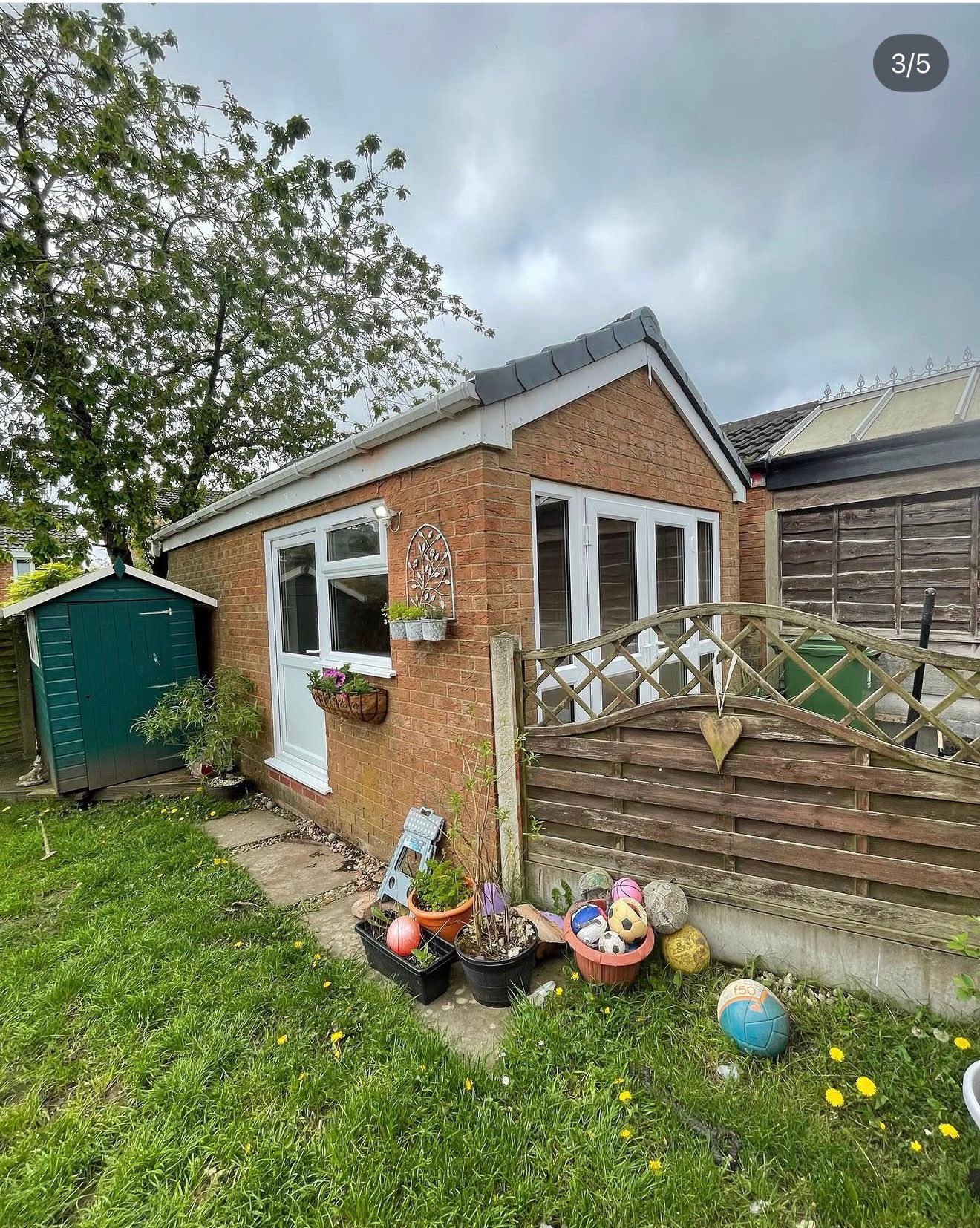 Completed home gym garage conversion interior in Aspull, Wigan