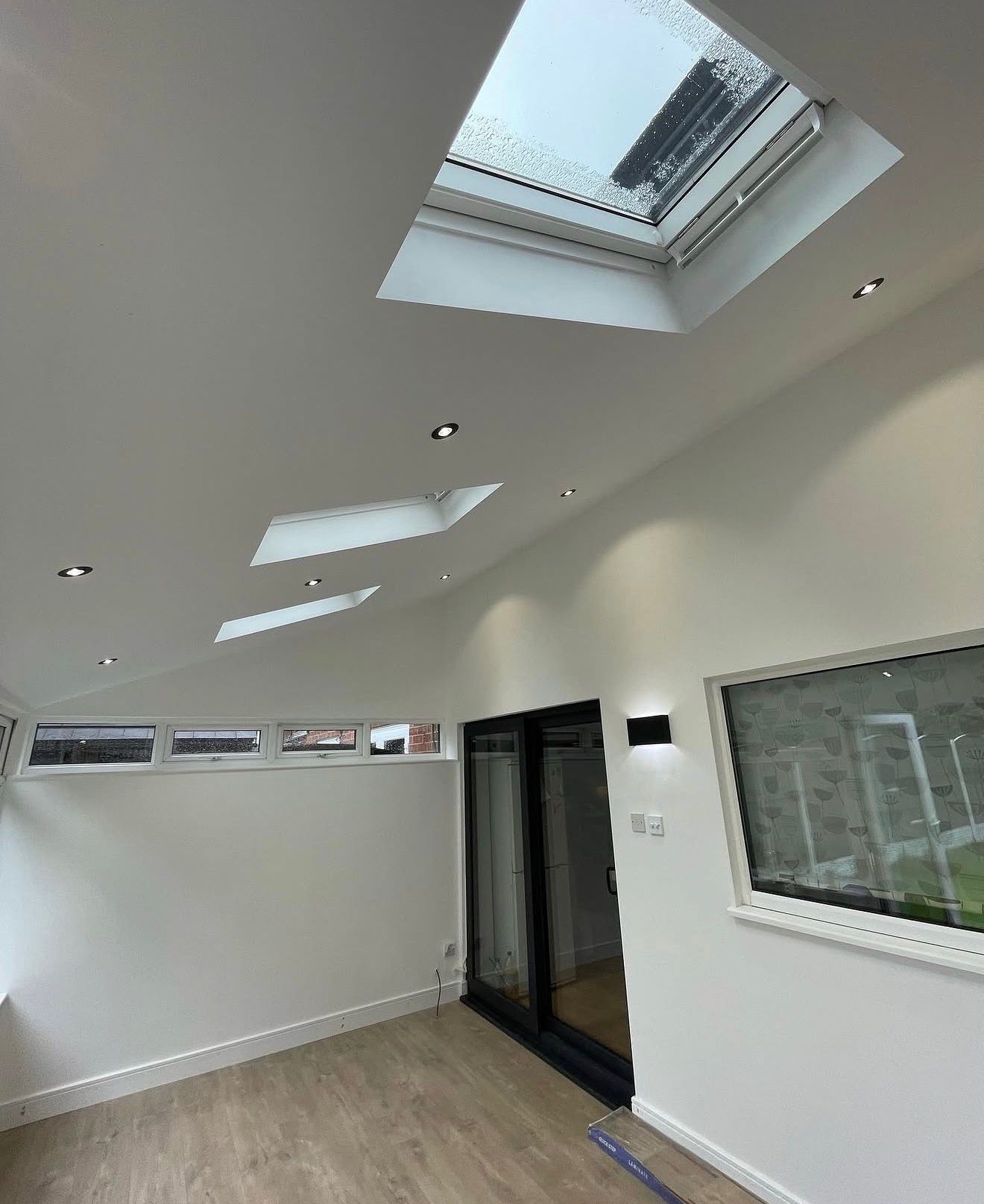 Tiled warm roof conservatory conversion replacing polycarbonate roof