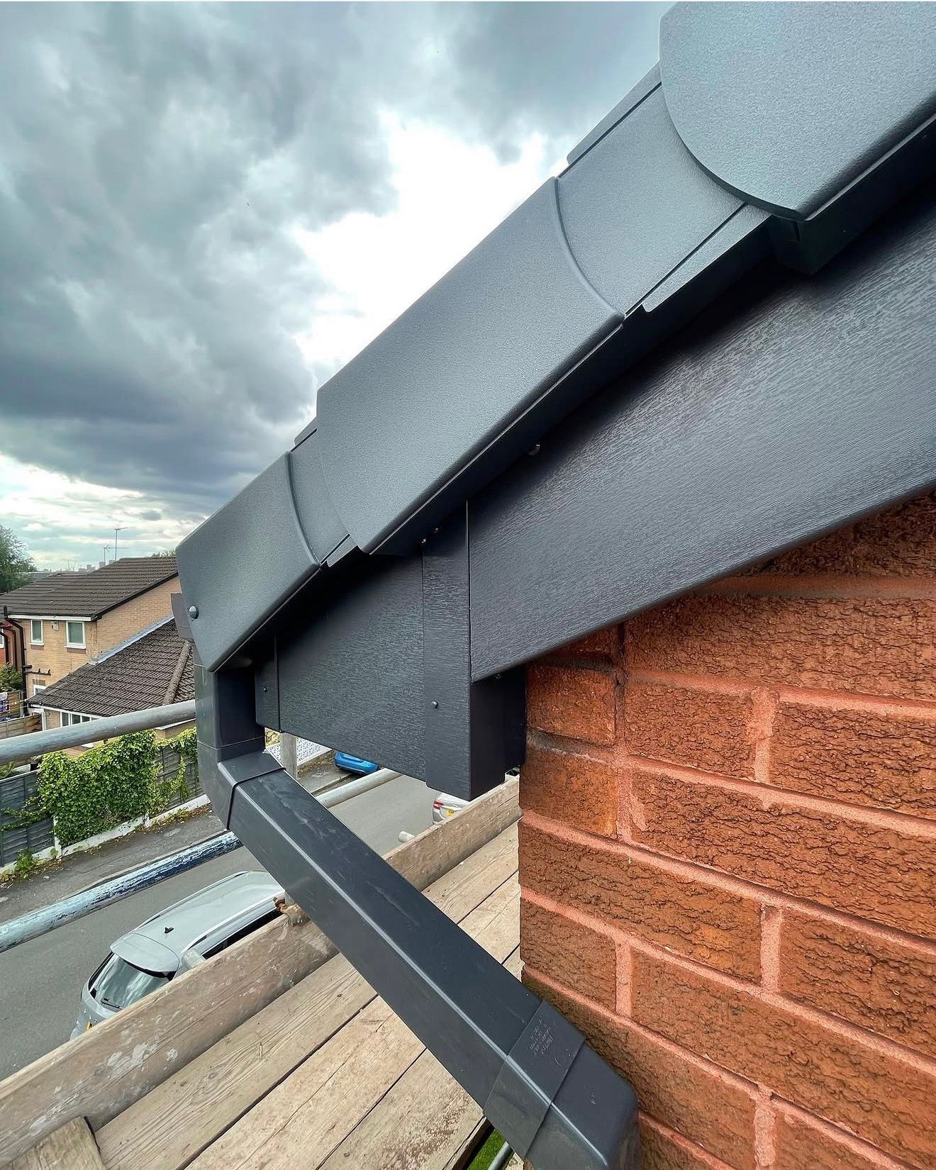 New uPVC fascia and gutter installation in Manchester
