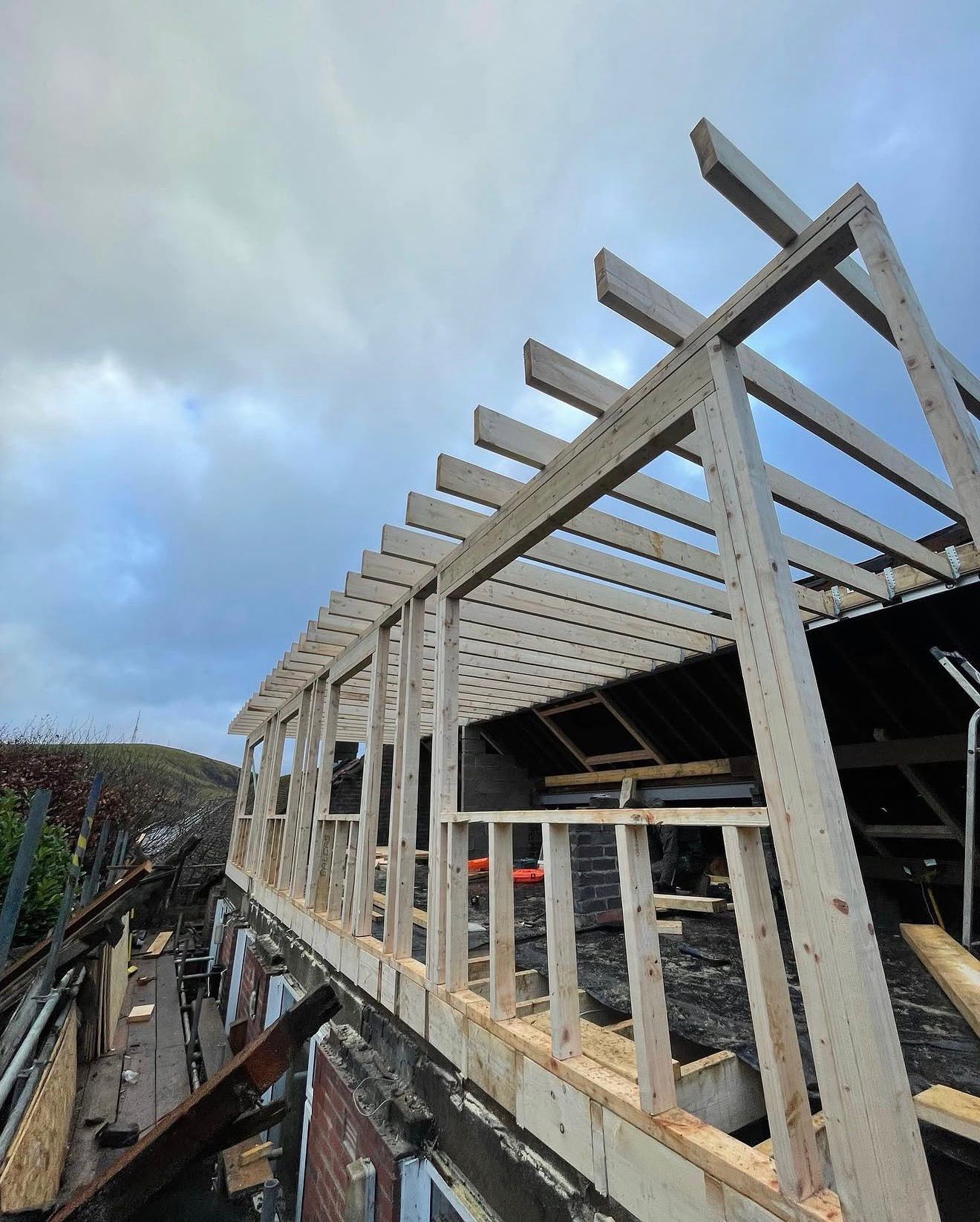 Grasscroft Oldham build — finishing trades in progress