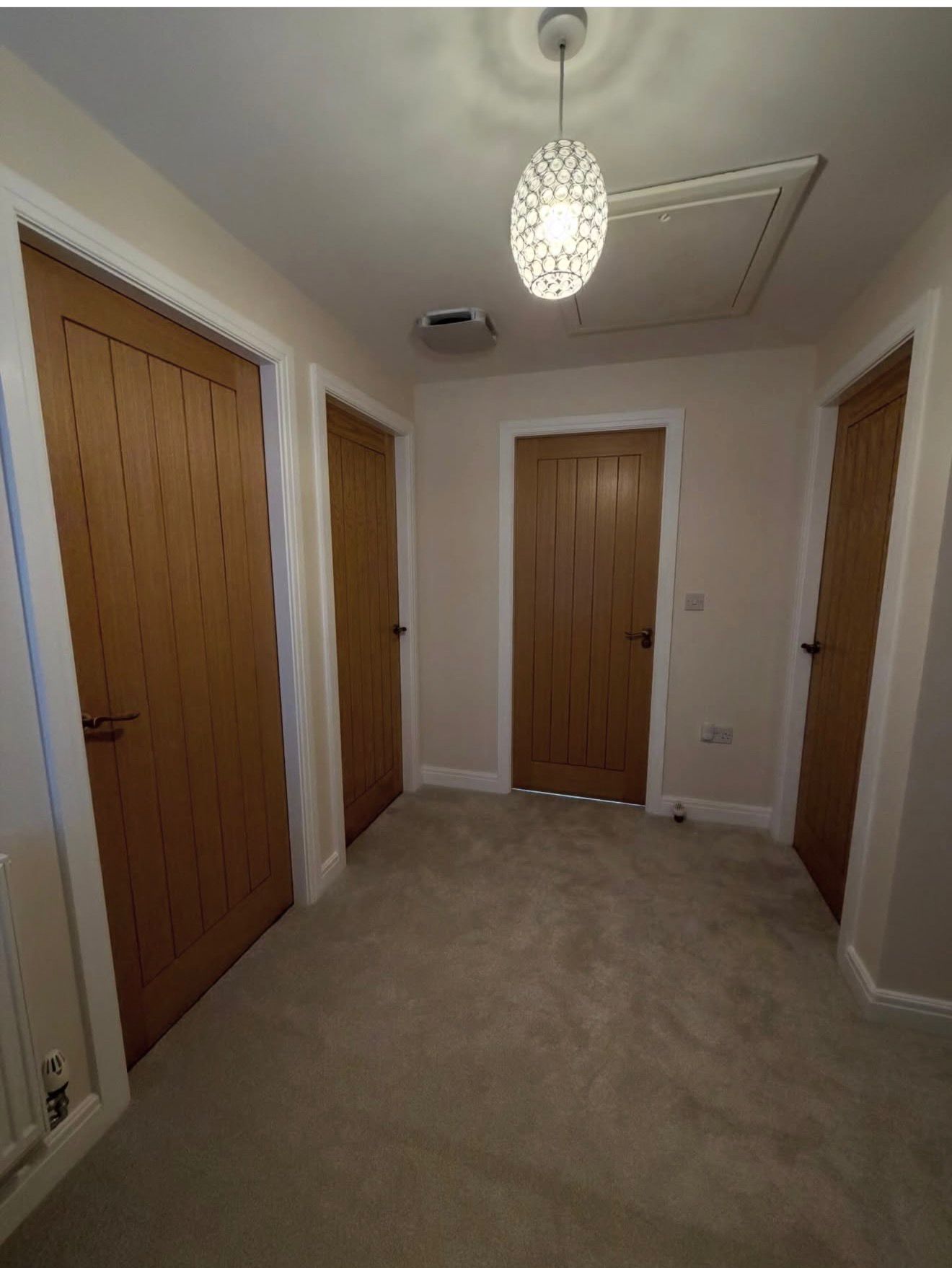 Internal door installation and false chimney breast carpentry