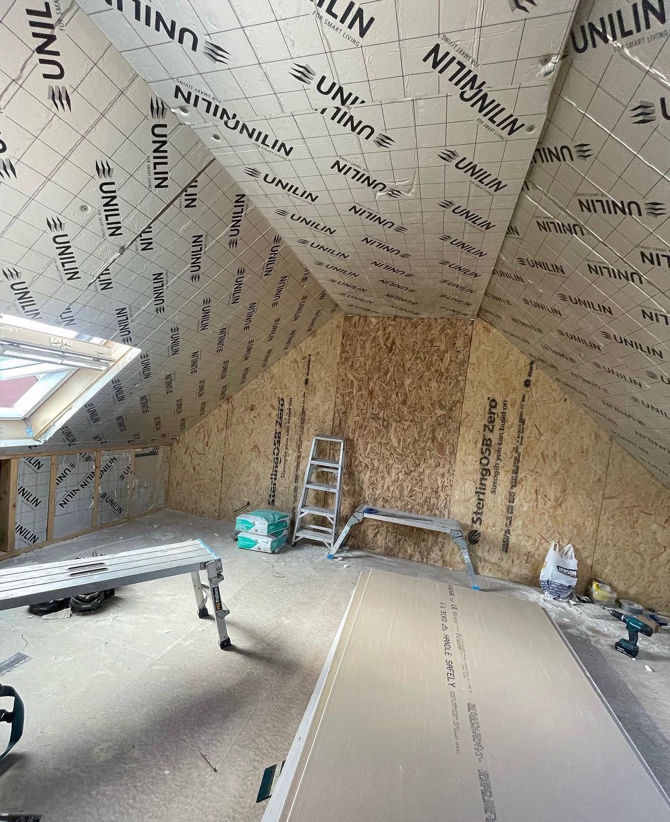 Trussed roof reconfiguration during Rochdale loft conversion