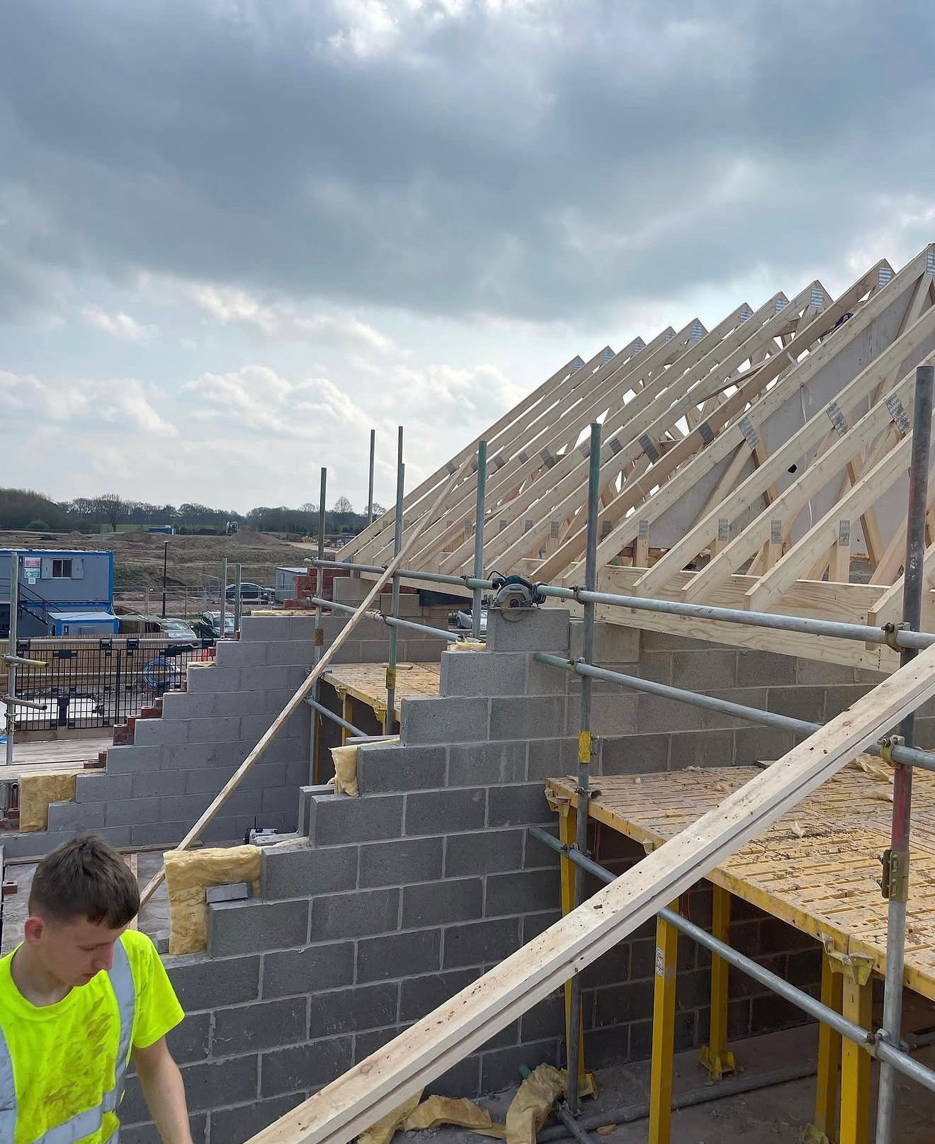 Trussed roof structural works hip and valley detail