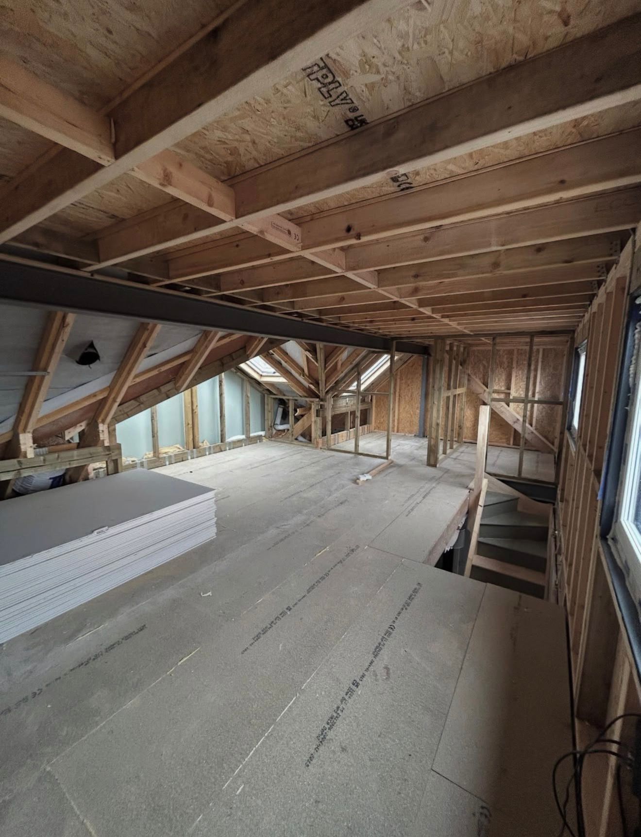 Completed Westhoughton dormer cladding and flashing detail