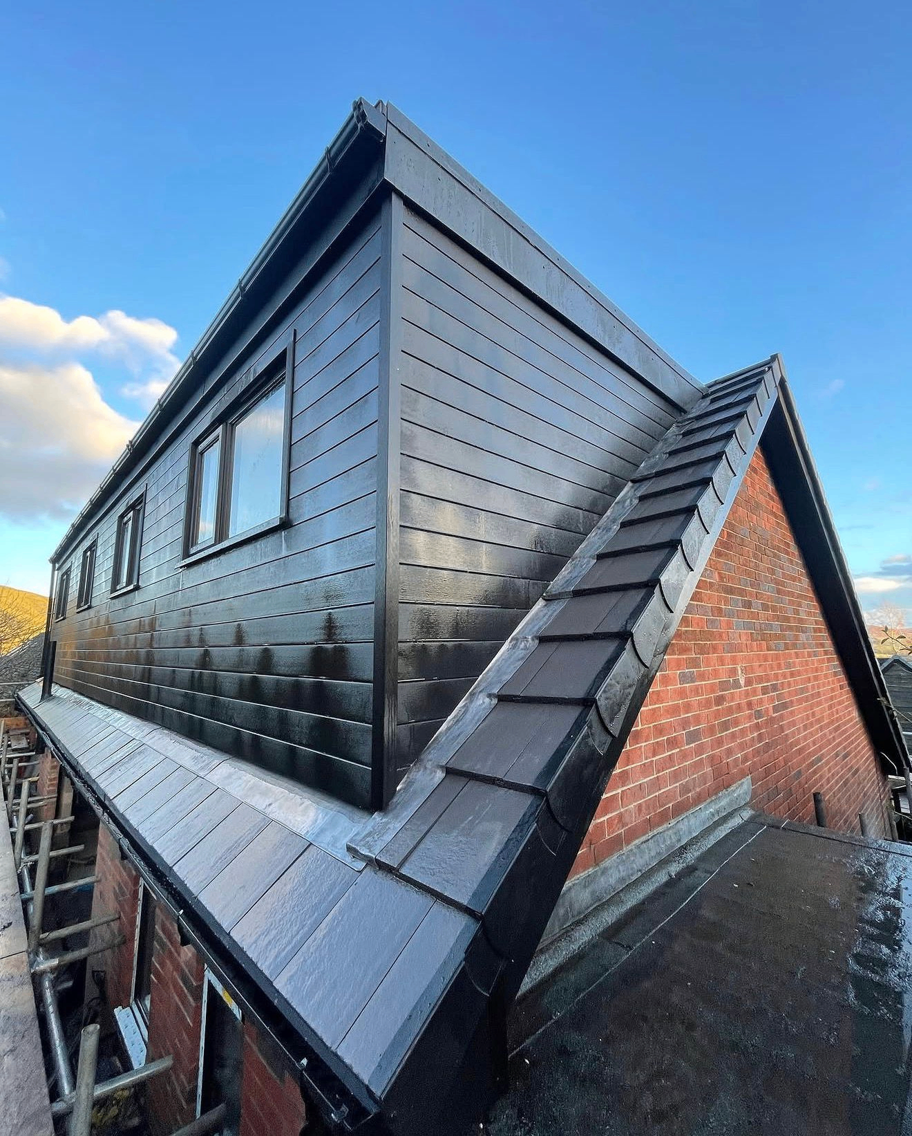Completed dormer loft conversion bedroom in Chorley by Ridgeline Carpentry & Construction
